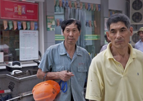 Dans les rues de Shanghai