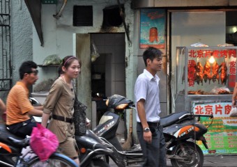 Dans les rues de Shanghai
